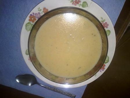 Corn meal porridge jamaican breakfast