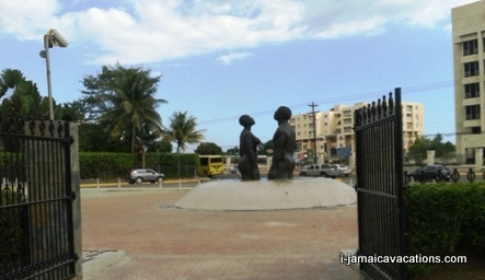 Freedom Statute Emancipation Park Kingston Jamaica
