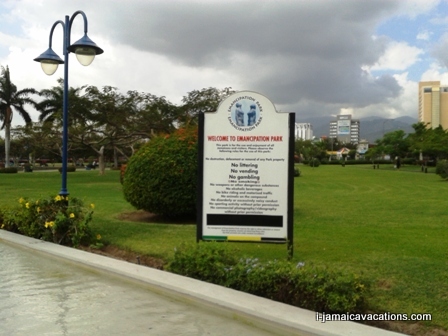 Emancipation Park Kingston Jamaica