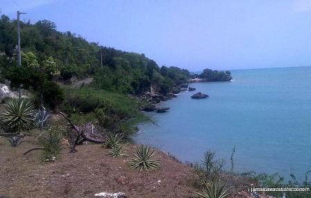 St Elizabeth Shoreline view from Pon de Rock Guest House