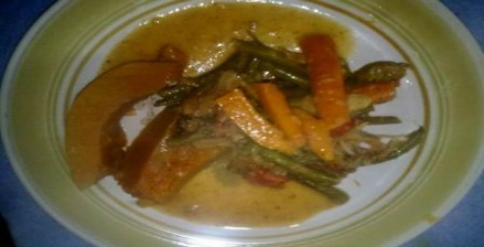 Steamed Mix Vegetables with pumpkin