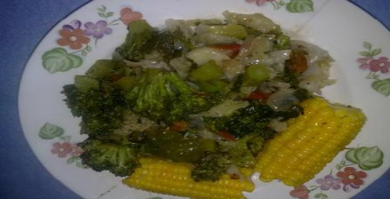 steamed veg breakfast